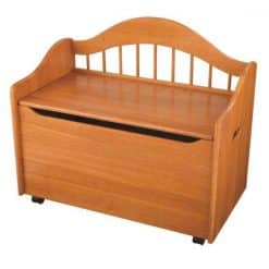 Kidkraft Limited Edition Toy Box in Honey is an elegant sturdy wooden Toybox with its simple lines and subtle curves, would be well suited to any child's bedroom or playroom