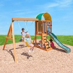 Kidkraft Ainsley Outdoor Play Set is a multi faceted outdoor Wooden Play set that offers kids loads of activities.