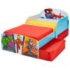 Marvel Superheroes Toddler Bed would be an ideal bed for any aspiring Super Heroes, features protective and sturdy side guards