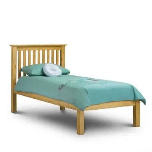 This beautiful Barcelona Kids Bed is a contemporary shaker styled full sized single bed frame finished in a warm Antique Pine Finish.