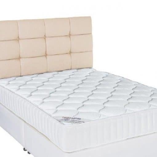 Natural Sleep Pocket Sprung Mattress features a pocket sprung core and a quilted, soft knitted cloth fabric finish, medium soft comfort