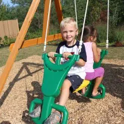 kidkraft brookridge wooden swing set