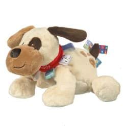 Taggies Buddy The Dog a wonderfully soft stuffed toy adorned with Taggies that babies love. So Cute and cuddly that you will enjoy them as much as your little one.