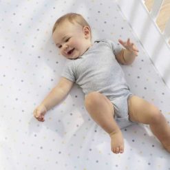 Breathablebaby Super Dry Sheets are hi-performance breathable fitted sheets that are super soft, and will keep baby comfy and dry all night.