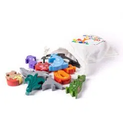Alternative view of Alphabet Jigsaw Numbers Ocean
