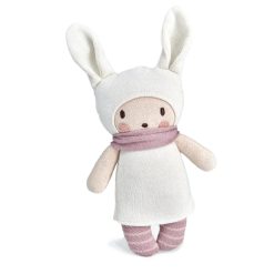 Baby Baba Knitted Doll is a wonderfully made soft toy in pink and white that is suitable from Birth. An ideal gift for children and babies!