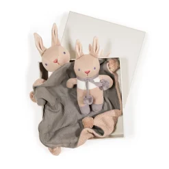 Baby Threads Taupe Bunny Gift Set 5