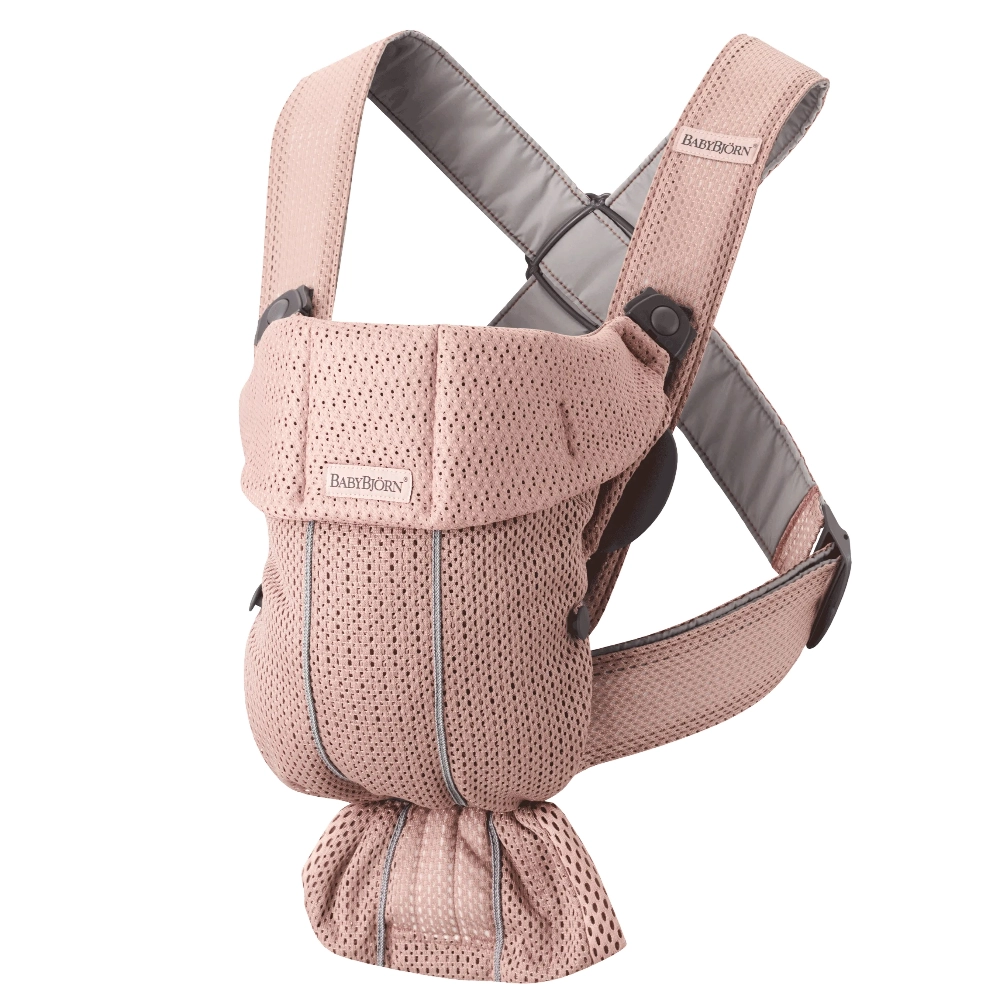 BabyBjorn 3D Mesh Mini Baby Carrier Pearly Pink - Little Dreamers
