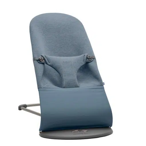 Babybjorn Baby Bouncer in a soft 3D Jersey Fabric in Dove Blue