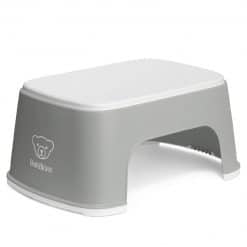 Babybjorn Step Stool Grey has an anti-slip upper surface to prevent your child from falling, even with wet feet.