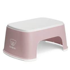 Babybjorn Step Stool in Pink with a non slip base