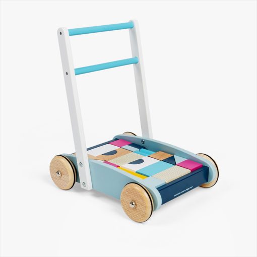 Bigjigs Baby Walker is perfect for babies who are just finding their feet! with a sturdy wooden frame and an easy-to-grip handlebar for little hands to hold