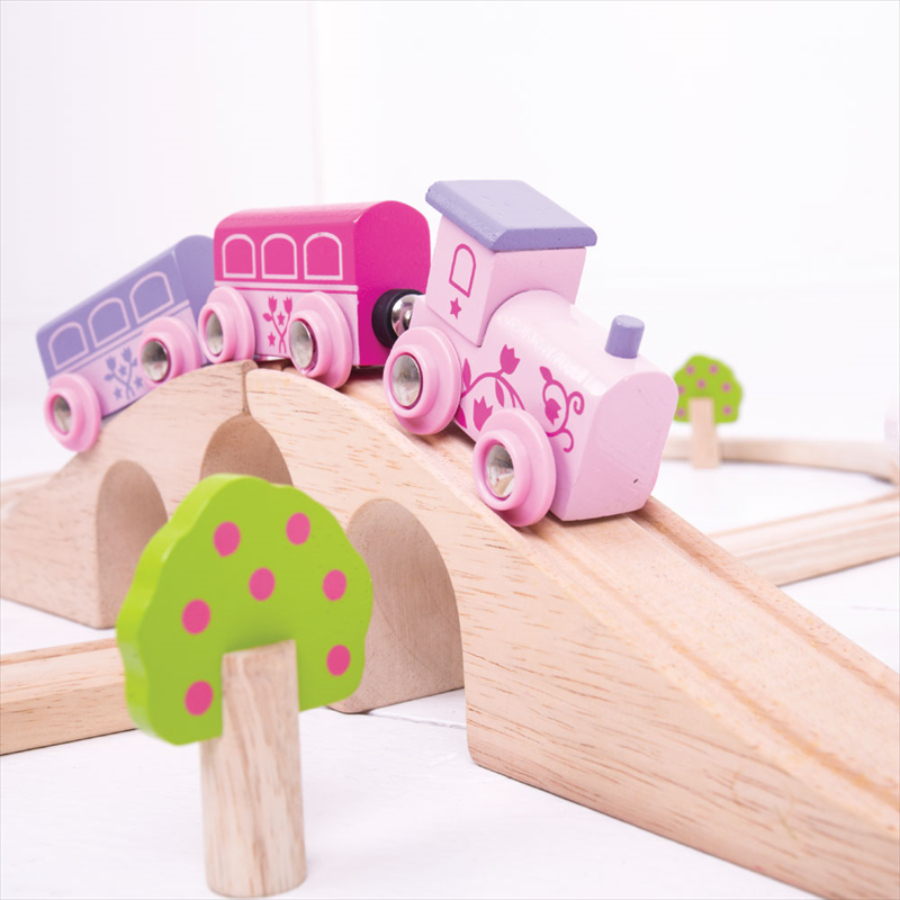 Fairy wooden hot sale train set