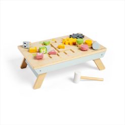 Bigjigs Table Top Activity Bench will engage curious young minds, encourages discovery through play, developing co-ordination, fine motor skills, dexterity.