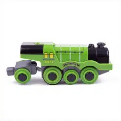 Bigjigs Flying Scotsman Battery Operated Engine will add a whole new level of fun to your wooden railway adventures