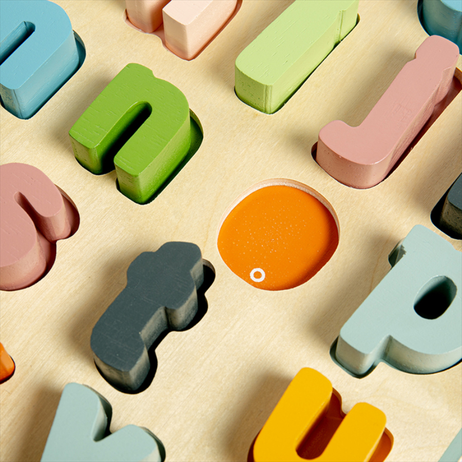 Bigjigs Toys Lowercase ABC Drawing Templates - 26 Wooden Letter Stencils, Educational Resource For Kids 3+ - View #11