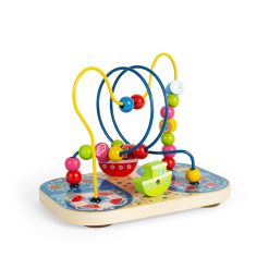 Bigjigs Marine Bead Frame a nautical themed wooden toy designed for little hands. Children can move the beads over, under and across the wire bead frame