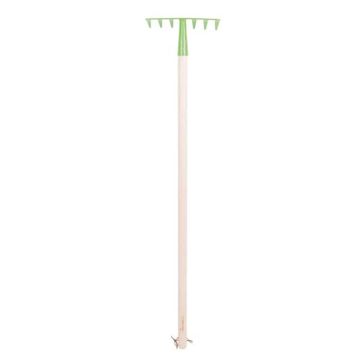 Bigjigs Soil Rake is perfectly sized for small hands to grab onto and get busy helping Mom and Dad about the garden. Suitable for 3 years +