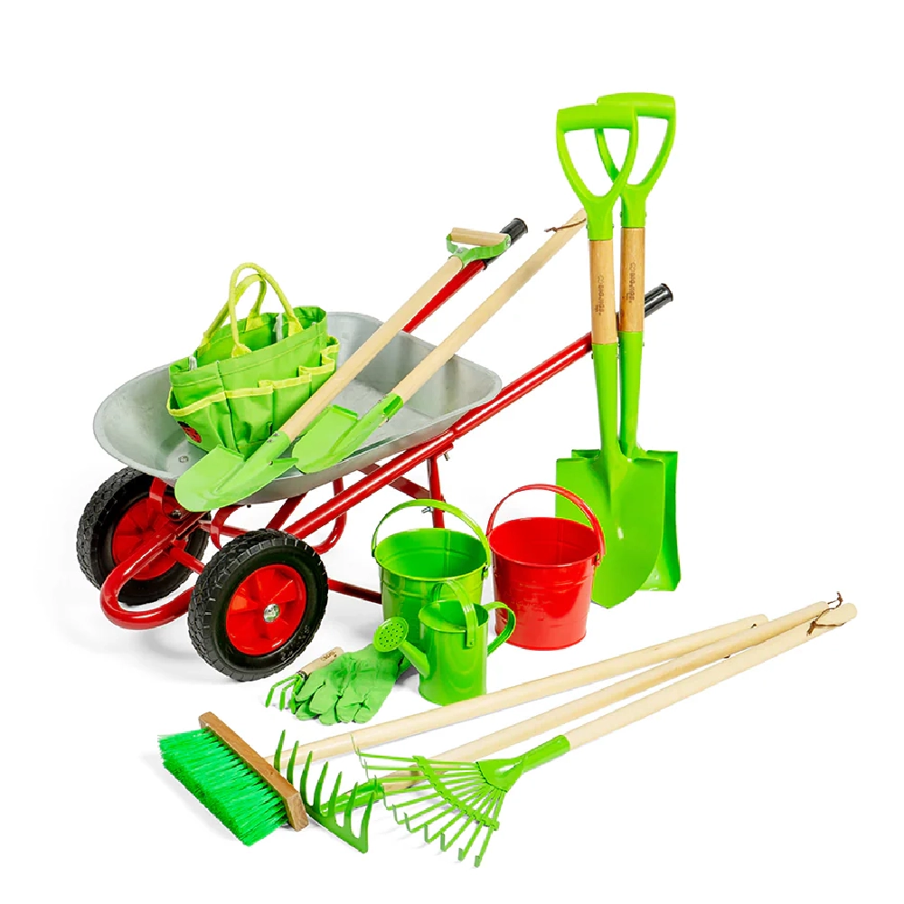 This Bigjigs Toys Gardening Deluxe Bundle includes 15 gardening tools made for little hands and designed to nurture a love of the great outdoors.