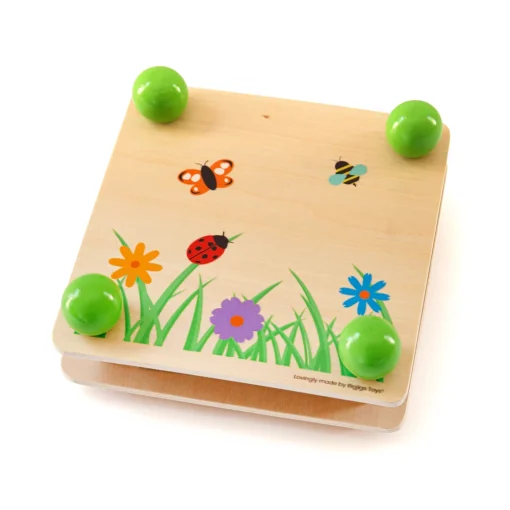 Bigjigs Wooden Flower Press will help Kids to pick and gather their favourite flowers, place them on the wooden board and learn how to press flowers down, creating impressive floral creations that make pretty gifts or artwork.