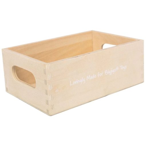 Bigjigs Wooden Crate's will help to keep all of your wooden play food neat and tidy and would make for a great accessory for any of our play Shops or Cafe's.