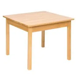 Bigjigs Solid Wood Table is a sturdy and robust solid hardwood wooden kids table that is perfectly sized for children and sure to enhance any playroom or bedroom!