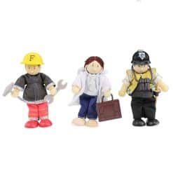Budkins are here to help! Budkins Helpers set includes a Police Officer, Doctor and Fire-Fighter. Suitable for ages 3 years+