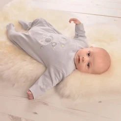 Dandelion Elephant & Bird Cotton Sleepsuit 2