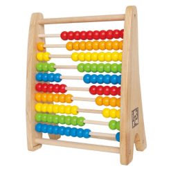 Hape Rainbow Bead Abacus features ten rows of ten beads in five colours, 100 beads in total, this wooden abacus helps preschoolers learn in a variety of ways.