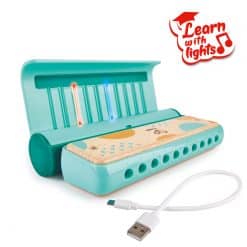 Hape Teach-me Harmonica would be a wonderful introduction to music for any child, featuring first-of-its-kind, guiding flashing lights