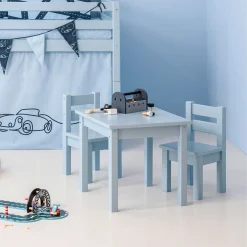 Hoppekids Table & 2 Chairs Set Blue 2
