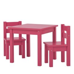 Hoppekids Table & 2 Chairs Set Rose 4