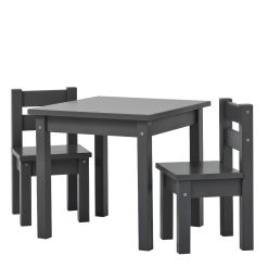 Hoppekids Table & 2 Chairs set Smoked Pearl 4