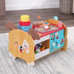Kidkraft Foody Friends Deluxe Baking Fun Puppy Activity Center, designed to provide lots of hands-on activities perfect for emerging bakers