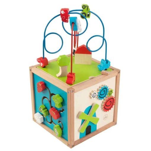 Kidkraft Bead Maze Cube gives young kids a different activity that will help with the development of colour recognition, shape recognition and eye-hand coordination