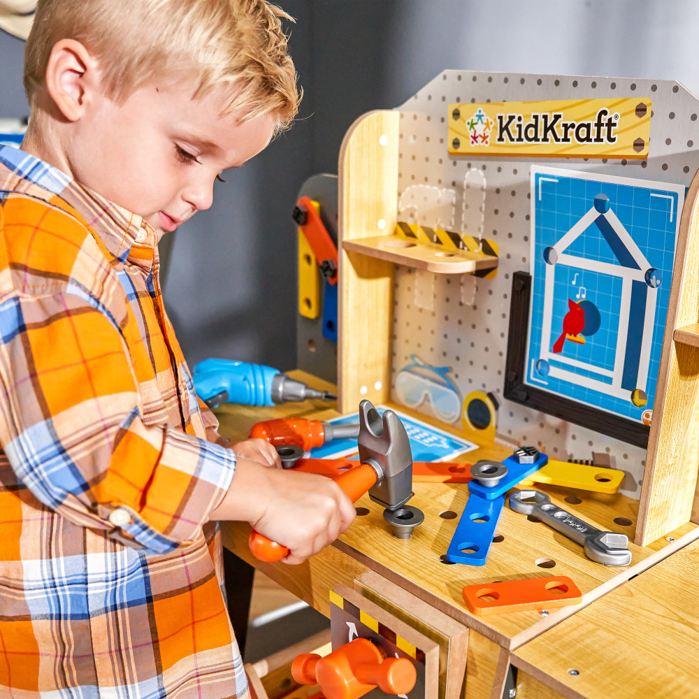 Kidkraft Blueprint Build Workbench Little Dreamers   Kidkraft Blueprint Build Workbench 05 