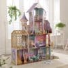Enchanted Greenhouse Wooden Doll House by Kidkraft laid out on 4 levels and comes complete with furniture and accessories