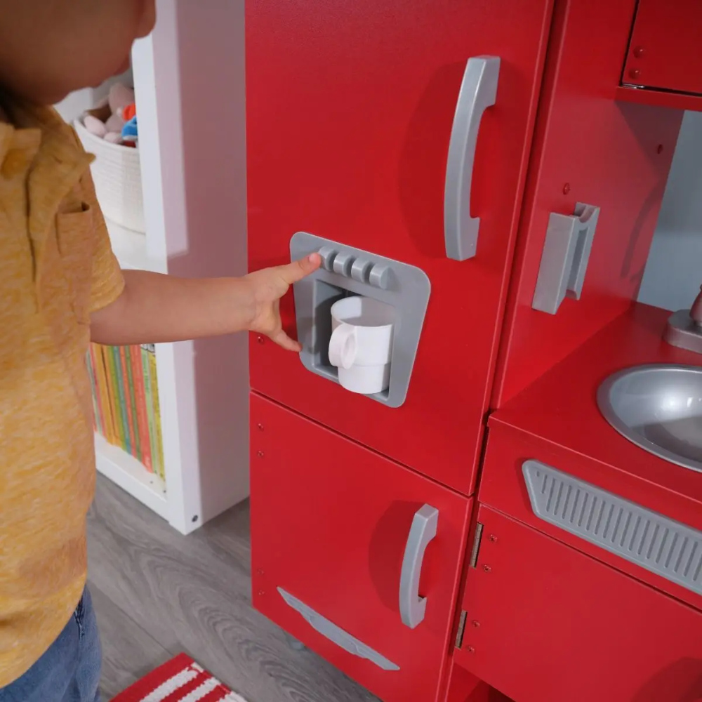 Toy Kitchen Kidkraft Retro Kitchen Red Stove Red Retro Play