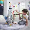 Kidkraft Rocket Ship Play Set is detailed wooden toy giving young explorers everything they need to pretend they’re deep in outer space with interactive features
