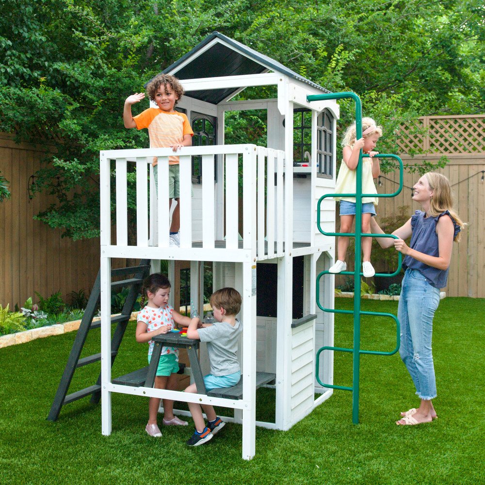 Kidkraft Woodland View Wooden Playhouse Little Dreamers