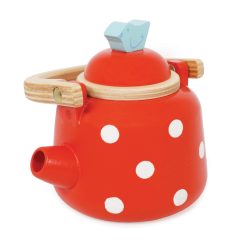 Le Toy Van Dotty Kettle would be an essential part of any pretend tea party, serving up a lovely traditional cuppa with this delightful, vintage style wooden tea pot with detachable lid.
