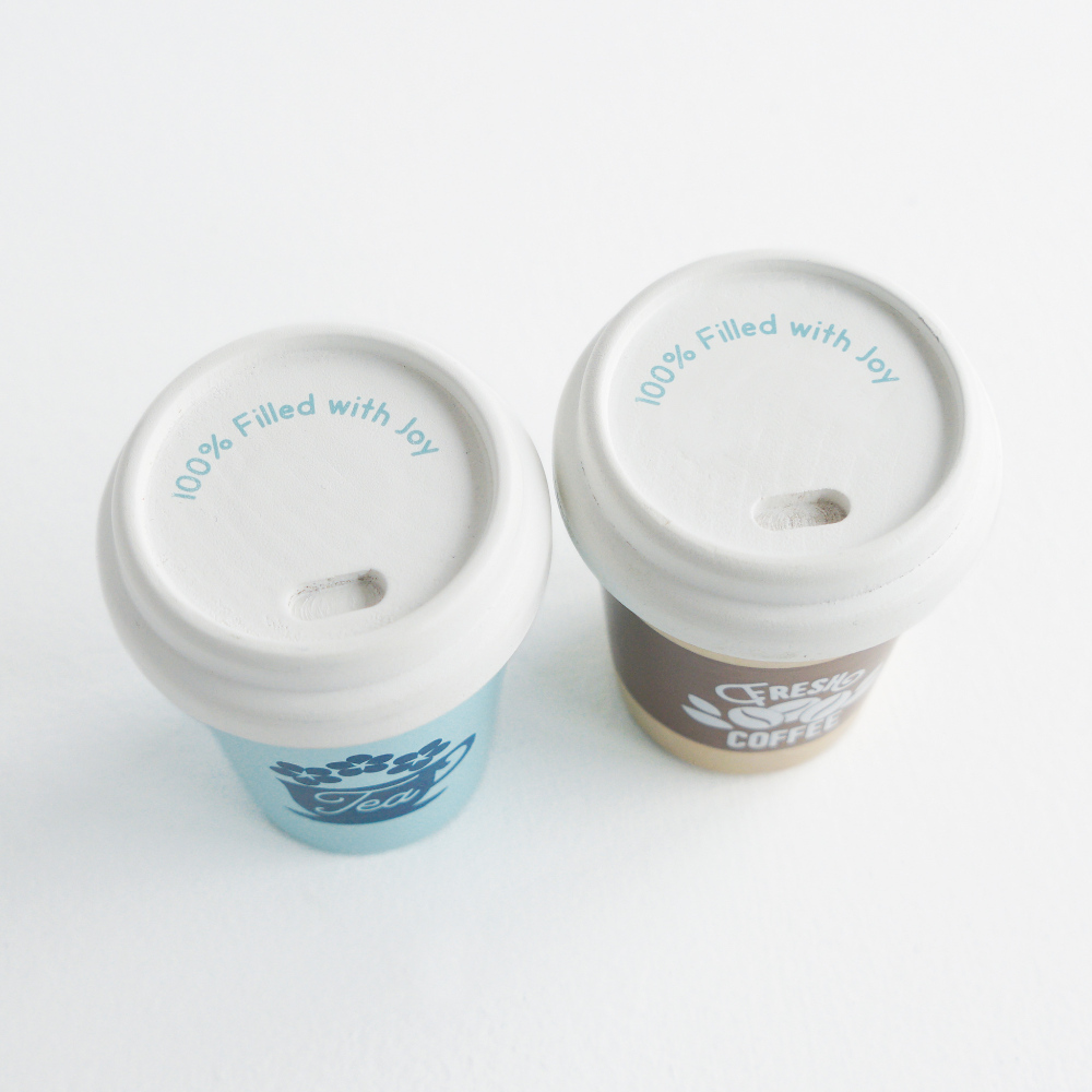 Le Toy Van Eco Cups Tea & Coffee Set - Image 5