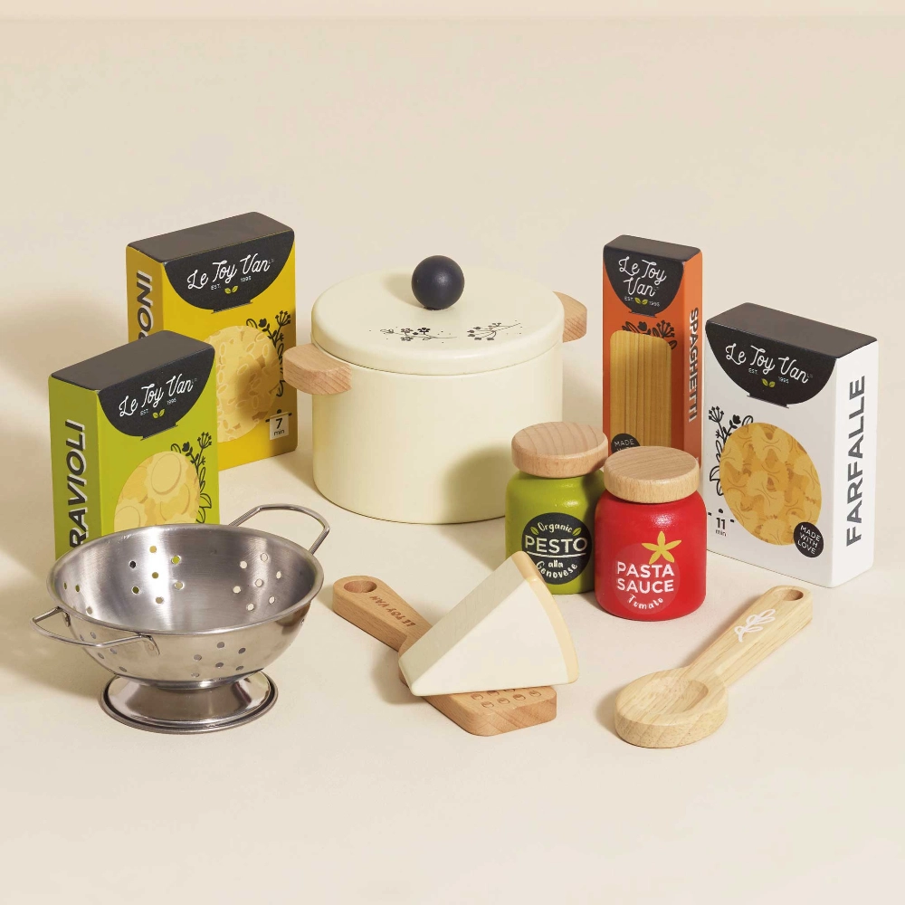 Le Toy Van Organic Pasta Set – 12 Piece Little Dreamers