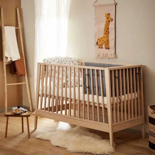 Leander Linea Baby Cot is a stylish and safe bed for your Baby, embracing the simplicity and craftsmanship of Nordic design