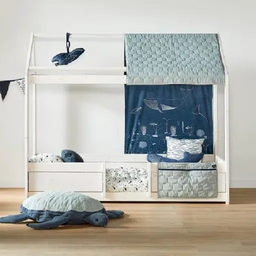 Lifetime 4 in 1 House Bed is a unique and ingenious Kids Bed that grows with your toddler, to teenage years and beyond, starting off as a very low four poster bed that can be raised as they get older
