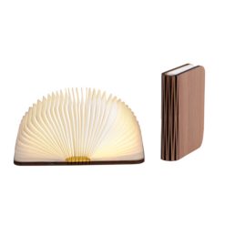 Lifetime Book Lamp is an ingenious book lamp that turns on when you open it, soft light shines through the light book pages