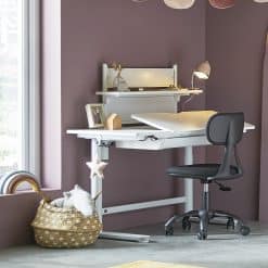 Lifetime Ergo Electric Adjustable Desk is a versatile height adjustable and tiltable kids desk ensuring the desk is always at the right height and aspect for all those long hours of study.