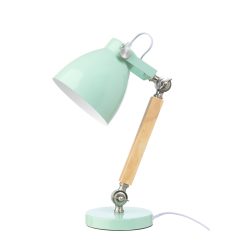 Lifetime Desk Lamp with its Mint coloured shade, is a classically styled, adjustable table lamp that would be ideal for any part of the home.