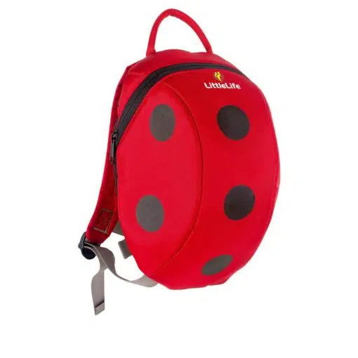 Littlelife Ladybird Kids Backpack kids, features a 6 litre capacity, more than enough for days out, or nights away, and suitable from 4 Years +.
