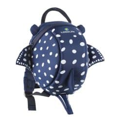 Littlelife Sydney Stingray Toddler Backpack with Reins celebrates one of the most iconic animals in the sea with a beautiful spotted back and a really cute facewith Reins